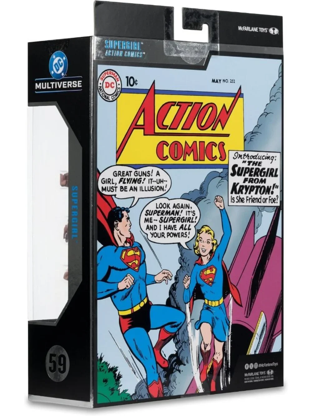 Supergirl 7in Action Figure - DC Multiverse Collector Edition, Heroic Toy for